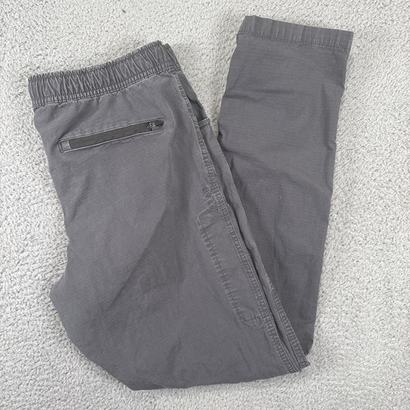 BYLT Basics Other - BYLT Weekender Pants Men Large‎ (34x32) Gray Drawstring Stretch Elastic Waist